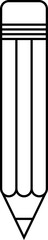 Pencil symbol line icons