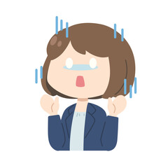 女性　イラスト	