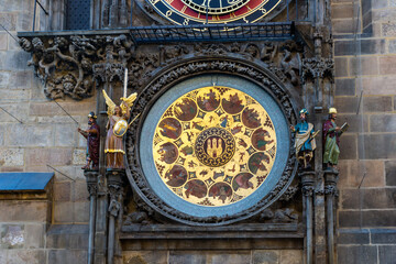 Fototapeta na wymiar astronomical clock city