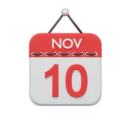 3D calendar icon