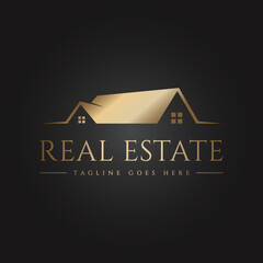 real estate logo template, design vector home