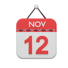 3D calendar icon