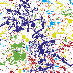 Colorful Ink Splatter Background