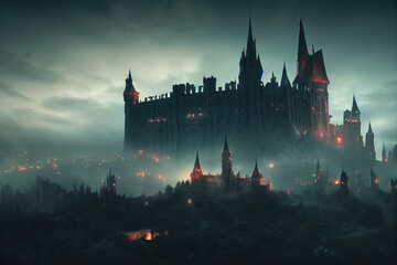 Fototapeta premium black castel