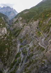 Lake Cancano in the Dolomites