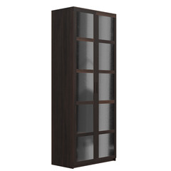 3d rendering illustration of a window cabinet bookcase