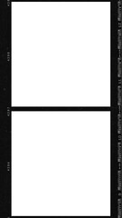 film strip icon isolated on transparent background. tape photo film strip frame, Video Film strip roll, blank frames,