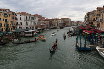 Fototapeta na wymiar Beautiful Venice landmarks September 2022
