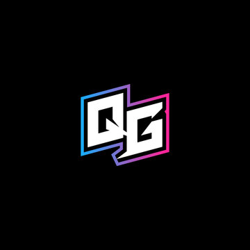 QG initial logo esport or gaming concept design