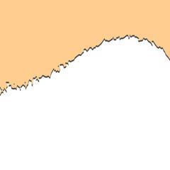 Tore off a piece of colored paper. Vector paper design template. Vector