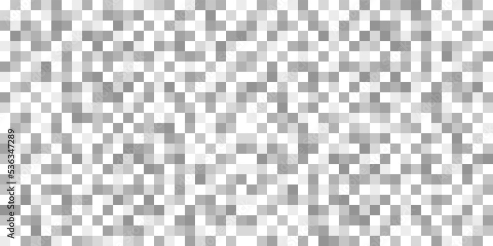Poster Pixel seamless texture grey. A vector of randomly spaced but colorless pixels. For print and decoration, seamless texture.