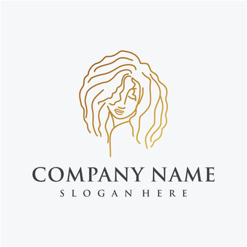 Beauty company logo design