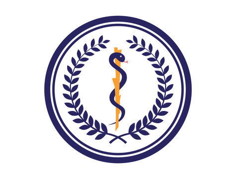 Caduceus medical icon