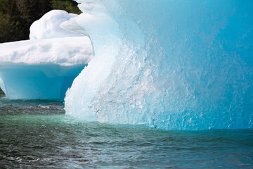 Ice berg in Le Conte Bay, Alaska