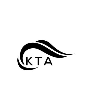 KTA letter logo. KTA blue image on white background. KTA Monogram logo design for entrepreneur and business. KTA best icon.
