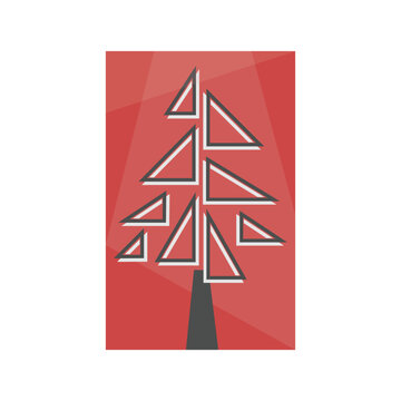 abstract tree illustration
