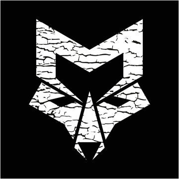 Wolf head illustration
