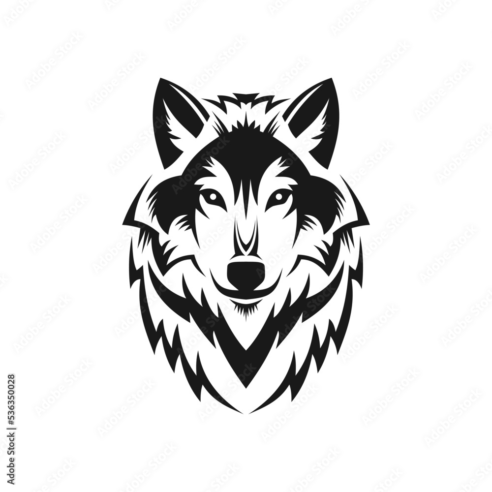 Canvas Prints illustration of a wolf