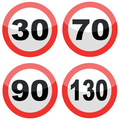 speed limit sign