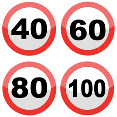 speed limit sign