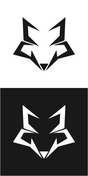 Wolf head illustration