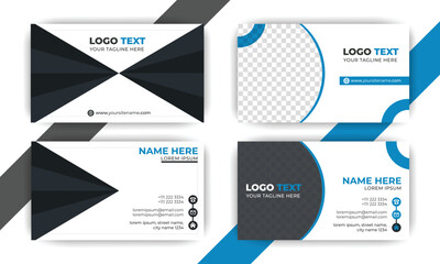 Modern business card design template