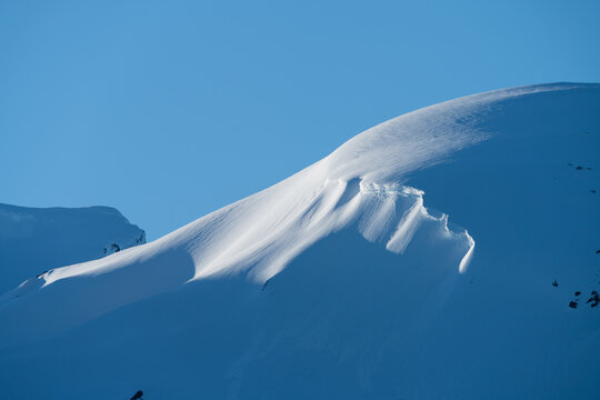 Snow On Mountaintop