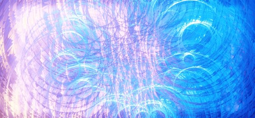 Obraz na płótnie Canvas Abstract blue pattern in design background 3d render