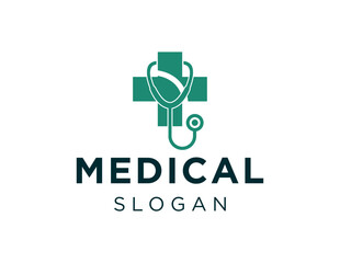 logo design about medical on white background. made using the coreldraw application.