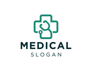 Obraz premium logo design about medical on white background. made using the coreldraw application.