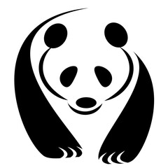 Stylized Giant Panda Bear