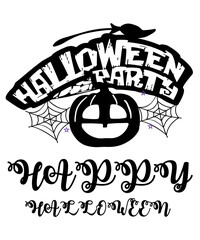 halloween party stamp