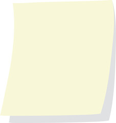 Colored post it note paper, rounded edges, sticky notes for reminders.