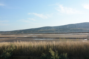 saline nei pressi di Pag capoluogo dell'omonina isola della Croazia