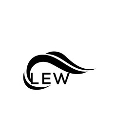 LEW letter logo. LEW blue image on white background. LEW Monogram logo design for entrepreneur and business. LEW best icon.  © image