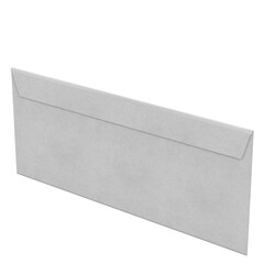 3d rendering illustration of a white envelope