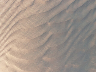 Minimalistic shot of a natural pattern in desert