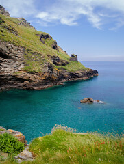 Cornish coastline at Tintagel