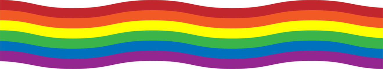 LGBT rainbow color in stripe. To celebrate pride month, gay, lesbian, homosexual pride culture and transgender community. 