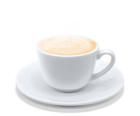 カフェオレ 飲み物 イラスト リアル ホット
