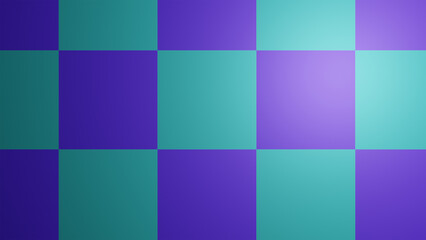 Checker texture in green and blue pattern