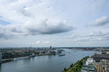 Obraz premium la città di Amsterdam