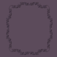 Frame, in the style of an ornament, Vector illustration eps 10, Art.