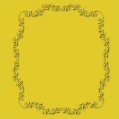 Frame, in the style of an ornament, Vector illustration eps 10, Art.
