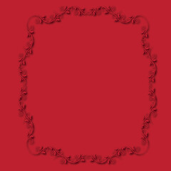 Frame, in the style of an ornament, Vector illustration eps 10, Art.