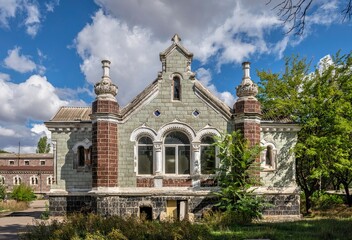 Fototapeta na wymiar Abandoned old sanatorium Kuialnyk in Odessa, Ukraine