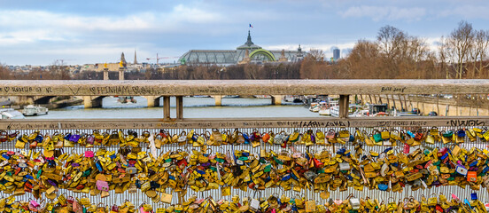 Locks at ponts des art, paris