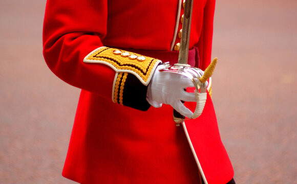 Abstract British Guardsman London England