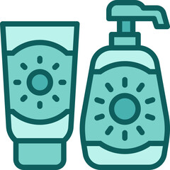 sunscreen two tone icon