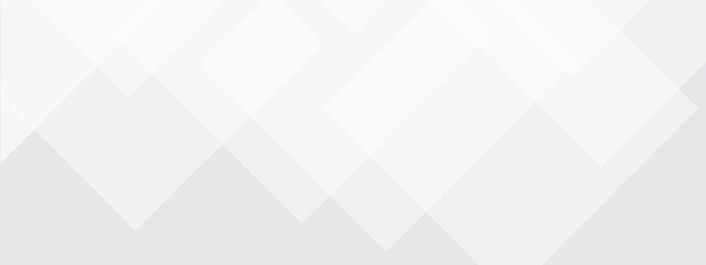 Abstract white and grey geometric overlapping square pattern, design of technology background with shadow. Vector illustration. You can use for add, poster, design artwork, template, banner, wallpaper